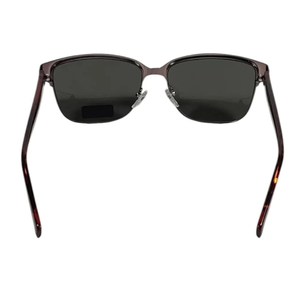 Tommy Hilfiger Reid MM OM561 Sunglasses Burgundy Tortoise Grey Lens 57-15-145